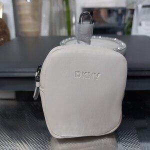 DKNY Mini Coin Purse Mini Clip On Bag Keychain Charm Coin Purse Cute
